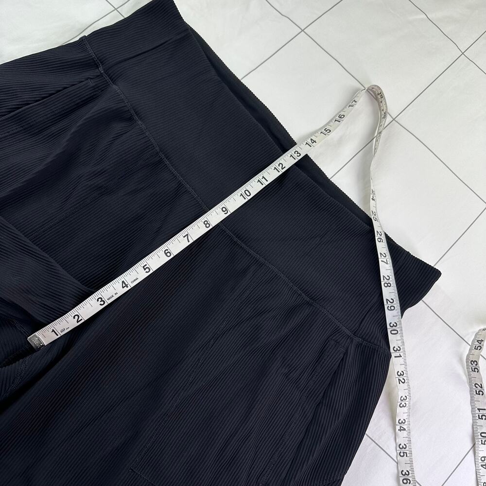 Athleta Black Ribbed High-Waist Jogger Pants - Picture 10 of 13